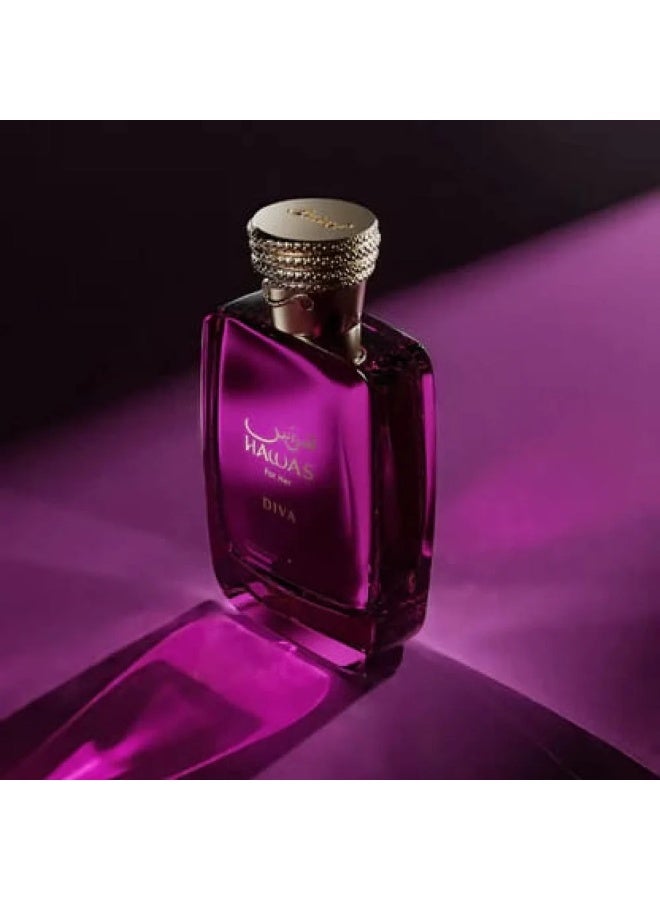 هوس  عطر الرصاصي هوس ديفا او دو بارفيوم 100مل - Image 2